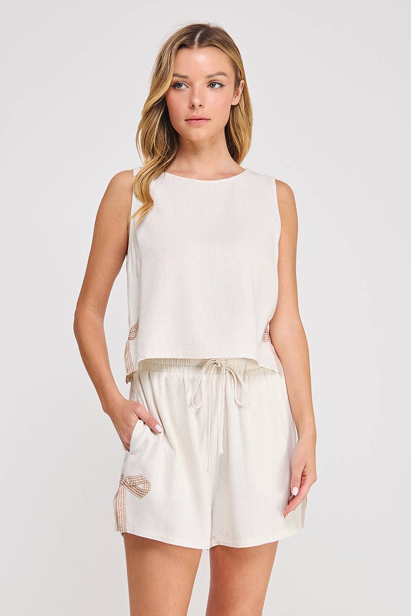 Soft Linen Blend Tank
