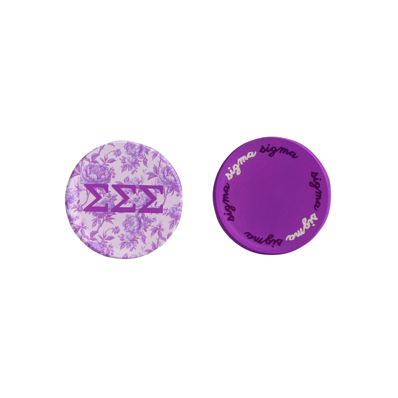 Sorority Reversible Sided Acrylic Floral Coaster