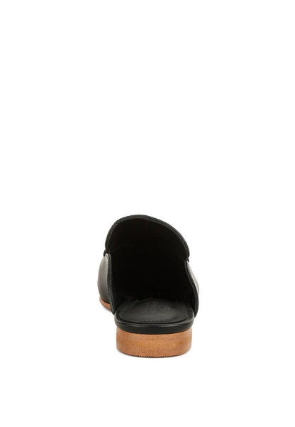 Kristy Horsebit Embellished Mules: BLACK / US-10 / UK-8 / EU-41