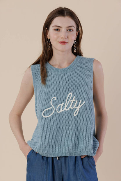 Salty Knit Sweater Tank – Sleeveless Summer Vest