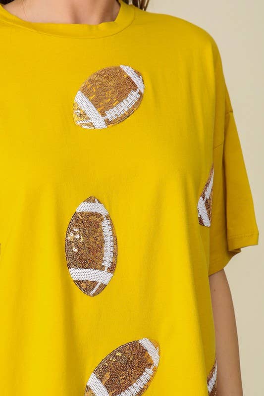 Game Day Dazzling Football T-Shirt