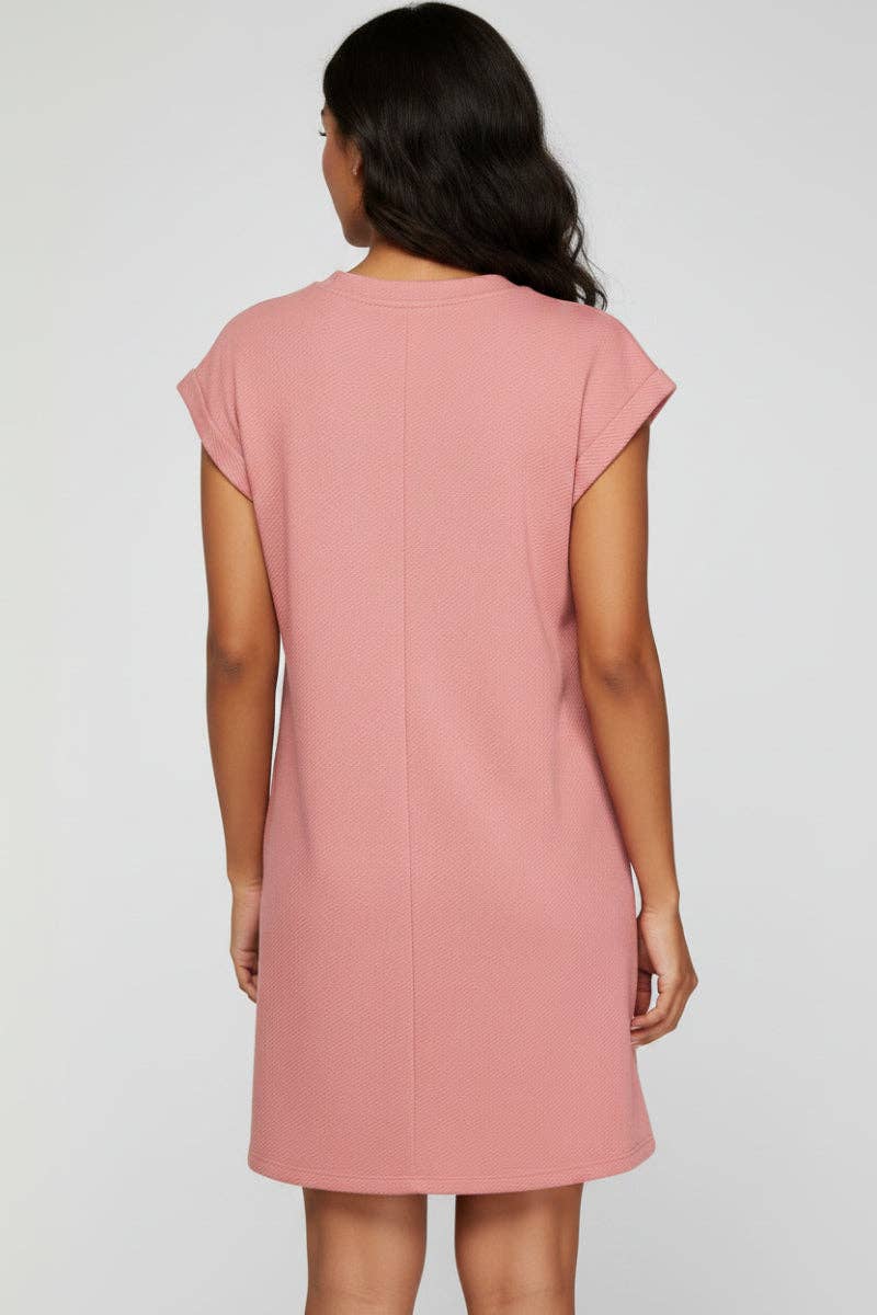 SLEEVELESS TEXTURED MINI DRESS SKSY7152