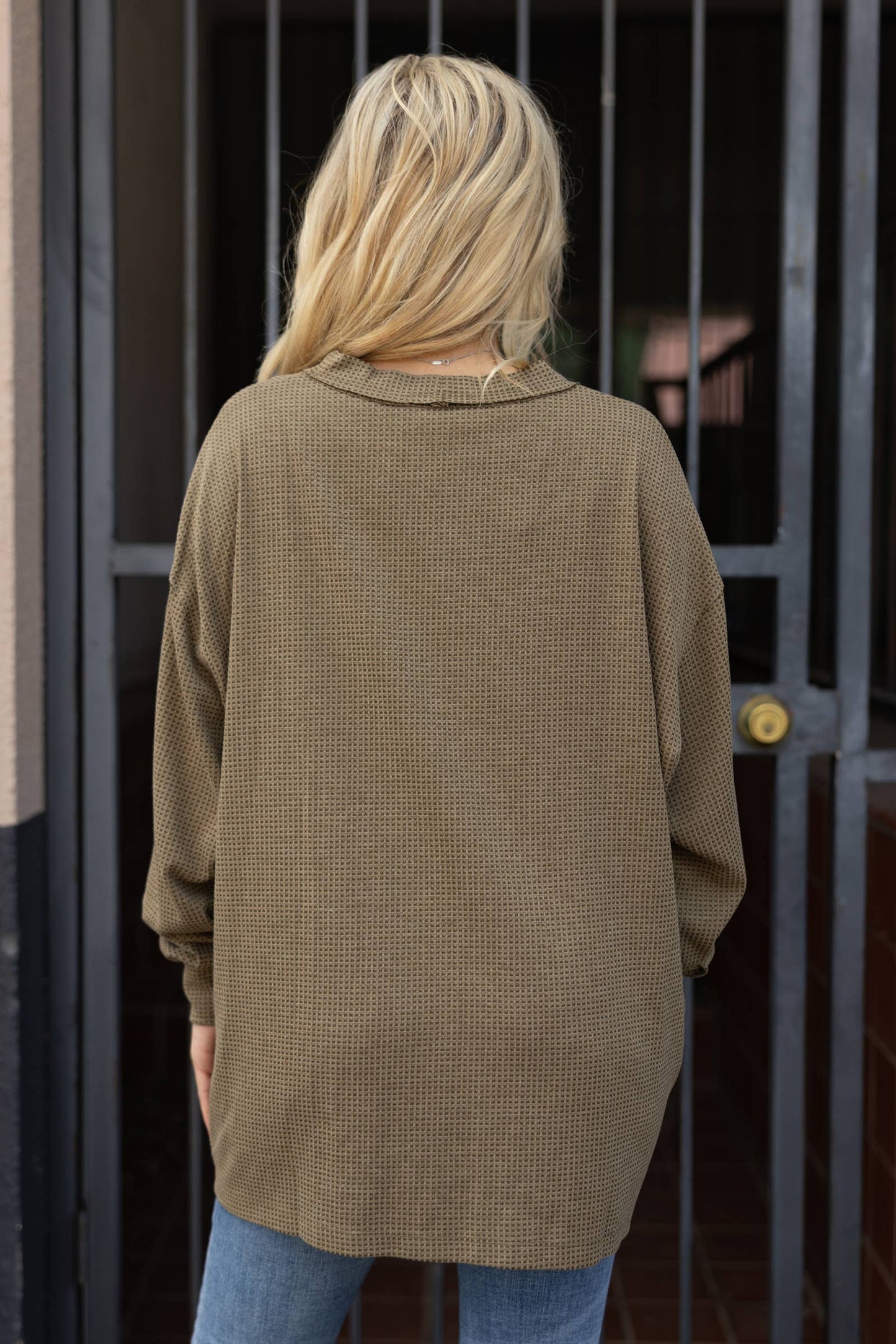 Two-Tone Charm Cardigan: Magenta / S