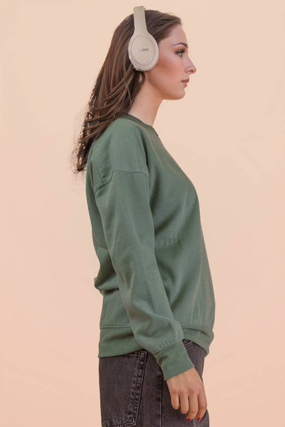 NT12385-Oversized Casual Comfy Solid Knit Top