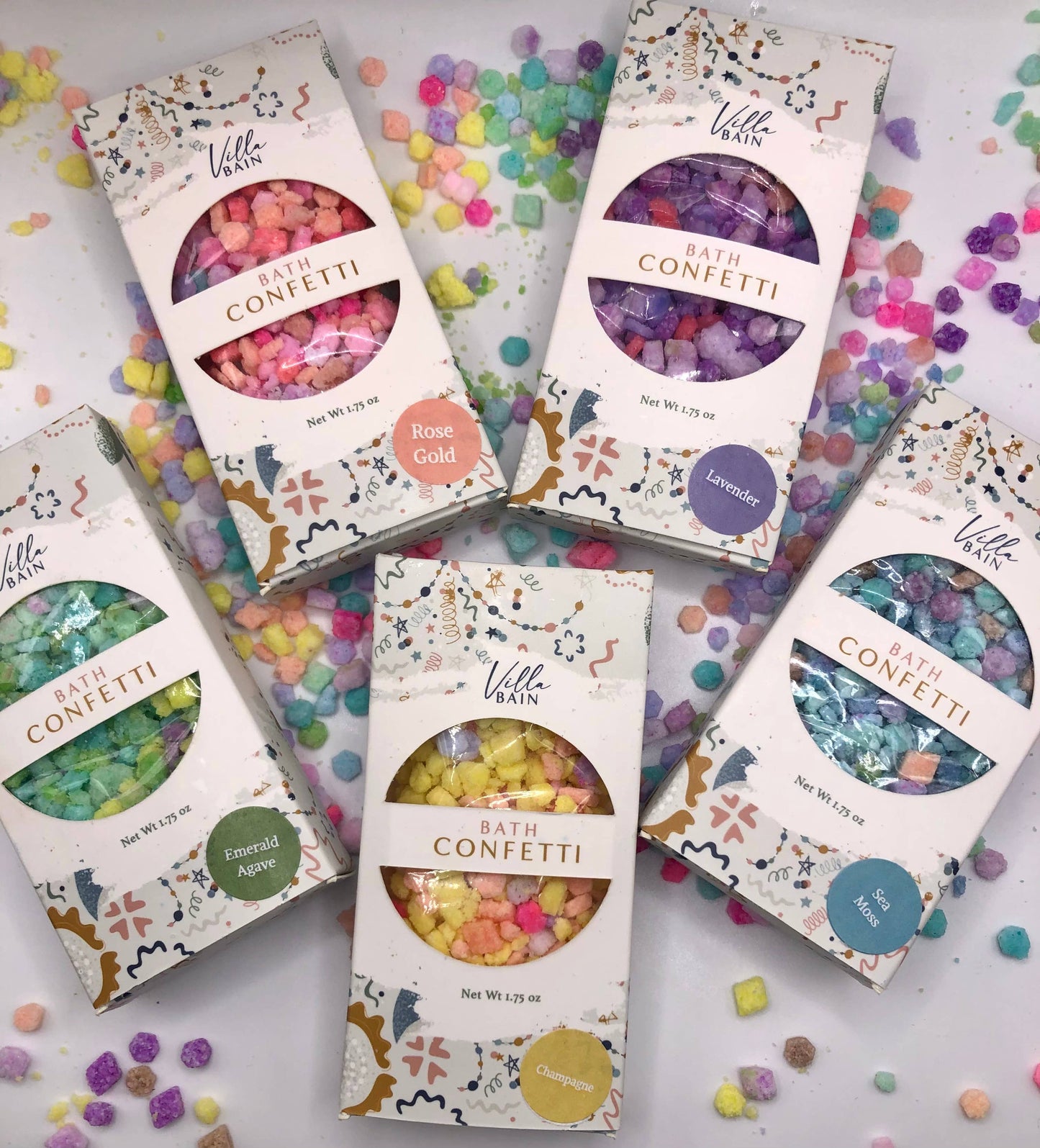 Happy Bath Confetti (yellow)