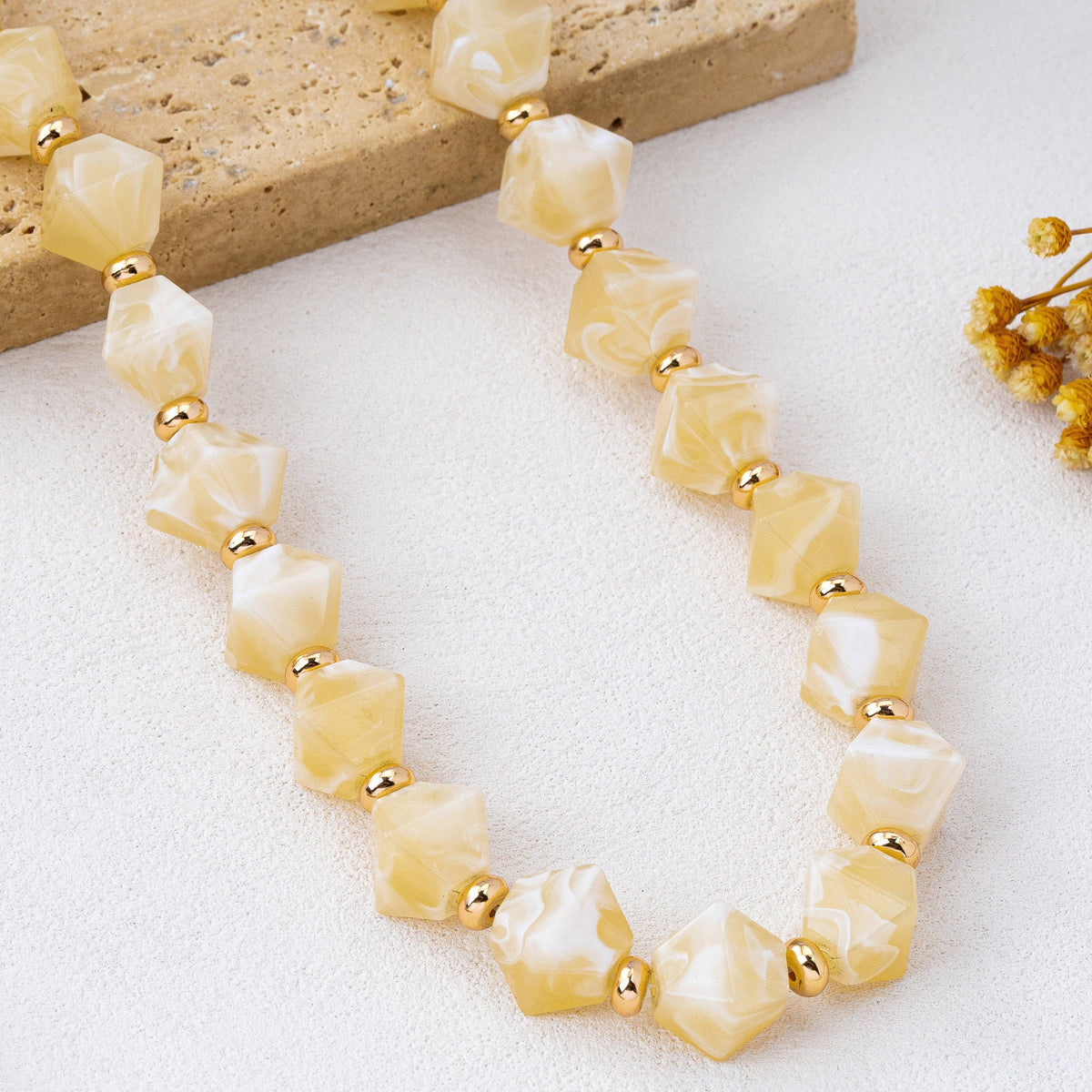 Faceted Resin Briolette Necklaces | 80N92987